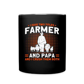 Élevage de moutons Élevage Élevage Mouton Cadeau - Mug uni - noir - Devant