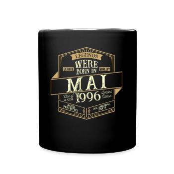 Mai 1996 Anniversaire Homme - Mug uni - noir - Devant