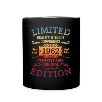 Anniversaire 1962 Édition Limitée Cadeau Occasion Cool - Mug uni - noir - Devant