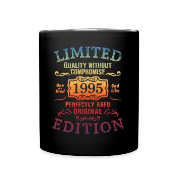 Anniversaire 1995 Édition Limitée Cadeau Occasion Cool - Mug uni - noir - Devant