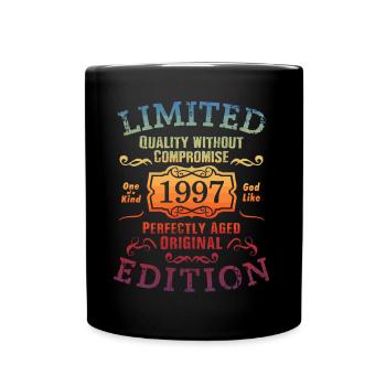 Anniversaire 1997 Édition Limitée Cadeau Occasion Cool - Mug uni - noir - Devant