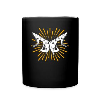 Magazine screwdriver drywall drywall fitter - Full Colour Mug - black - Front