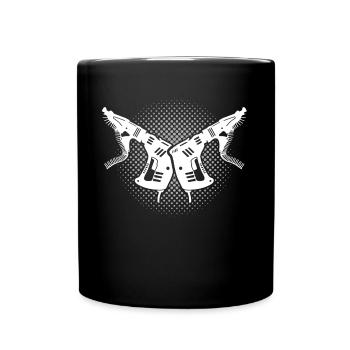 Cloison sèche - Mug uni - noir - Devant