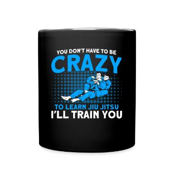 Kampfsportarten Brasilianisches Jiu Jitsu Geschenk - Tasse einfarbig - Schwarz - Vorne