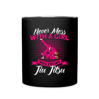 Kampfsportarten Brasilianisches Jiu Jitsu Geschenk - Tasse einfarbig - Schwarz - Vorne