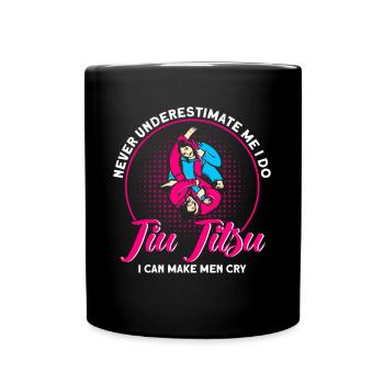 Kampfsportarten Brasilianisches Jiu Jitsu Geschenk - Tasse einfarbig - Schwarz - Vorne