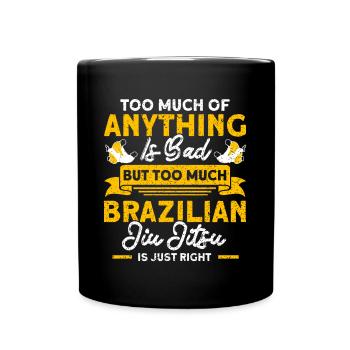 Kampfsportarten Brasilianisches Jiu Jitsu Geschenk - Tasse einfarbig - Schwarz - Vorne