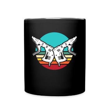 Magazinschrauber Trockenbauer Trockenbaumonteur - Tasse einfarbig - Schwarz - Vorne