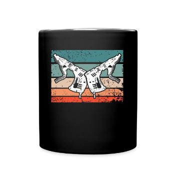 Cloison sèche - Mug uni - noir - Devant