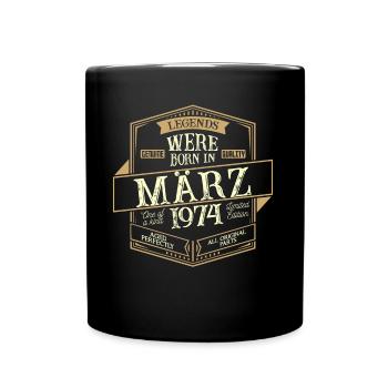 March 1974 Birthday Man - Full Colour Mug - black - Front