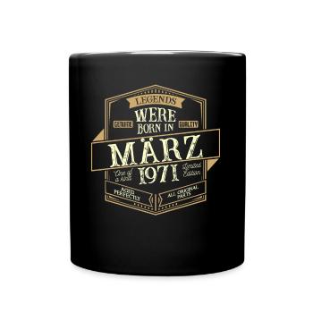 Mars 1971 Anniversaire Homme - Mug uni - noir - Devant