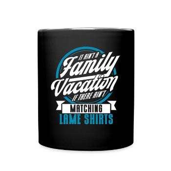 Road Trip Holiday Family Holiday Family Gift - Full Colour Mug - black - Front