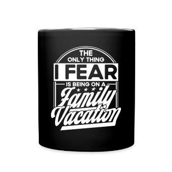 Road Trip Holiday Family Holiday Family Gift - Full Colour Mug - black - Front