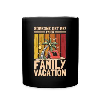 Road Trip Holiday Family Holiday Family Gift - Full Colour Mug - black - Front