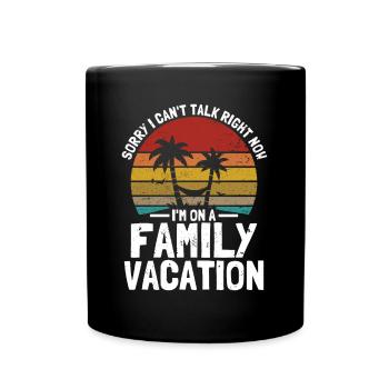 Road Trip Holiday Family Holiday Family Gift - Full Colour Mug - black - Front