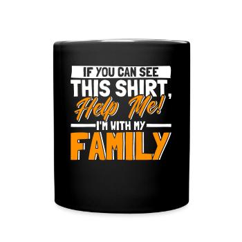 Road Trip Holiday Family Holiday Family Gift - Full Colour Mug - black - Front