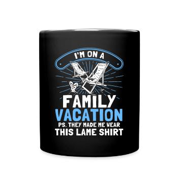 Road Trip Holiday Family Holiday Family Gift - Full Colour Mug - black - Front