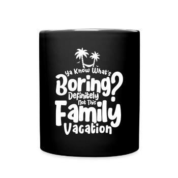 Road Trip Holiday Family Holiday Family Gift - Full Colour Mug - black - Front