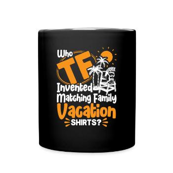 Road Trip Holiday Family Holiday Family Gift - Full Colour Mug - black - Front