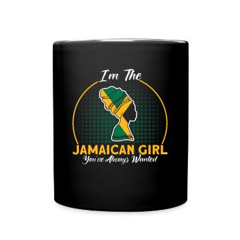 Jamaica Jamaican Flag Gift - Full Colour Mug - black - Front