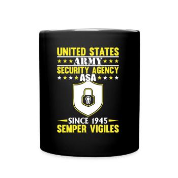 U.S. Army Security - Full Colour Mug - black - Front