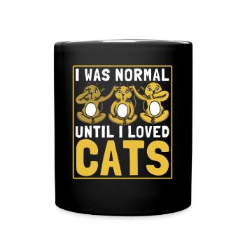 Cats Cat Owner Pet Animals Gift - Full Colour Mug - black - Front