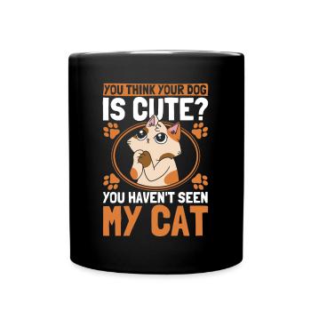 Cats Cat Owner Pet Animals Gift - Full Colour Mug - black - Front