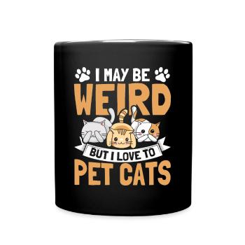 Cats Cat Owner Pet Animals Gift - Full Colour Mug - black - Front