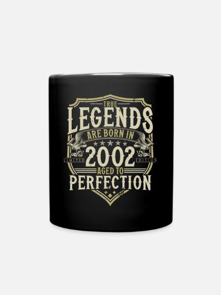 2002 Vintage Vintage Retro Birthday Gift - Full Colour Mug - black