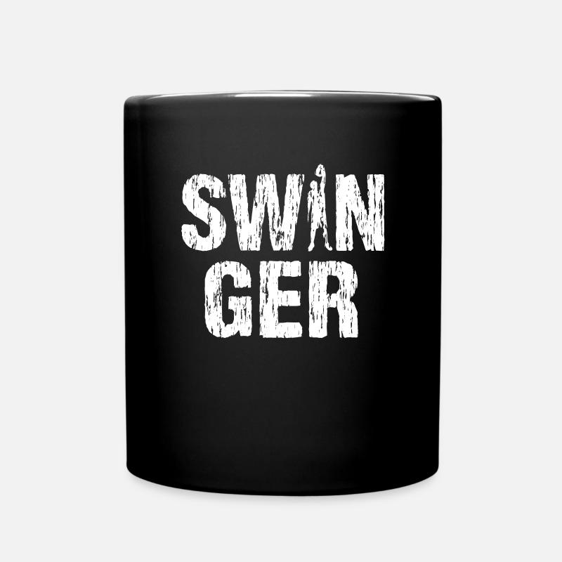 Kettlebell Swinger Cardio Training Musculation Musculation - Mug uni - noir