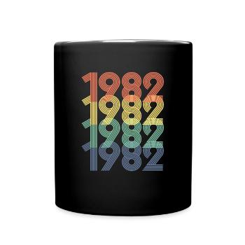 Cool Retro 1982, 40 ans, cadeau de 40e anniversaire - Mug uni - noir - Devant