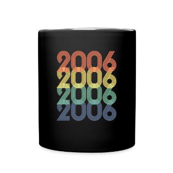 Cool Retro 2006, 17 Jahre alt, 17. Geburtstag Teens - Tasse einfarbig - Schwarz - Vorne