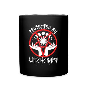 Protégé par la sorcellerie - Mug uni - noir - Devant