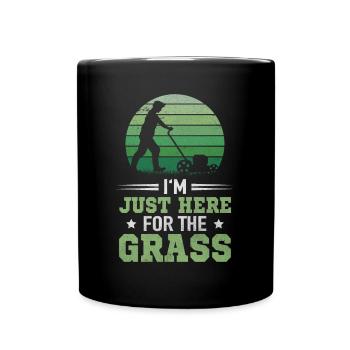 Tonte de pelouse Tonte Paysagiste Jardiniers & Horticulture - Mug uni - noir - Devant