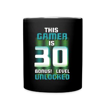 Ce joueur est un amateur de jeux vidéo Gamer Age 30 - Mug uni - noir - Devant