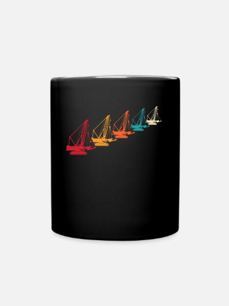 Crane Operator Crane Crane Driver - Full Colour Mug - black