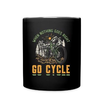 I FREAKIN LOVE Mountain Bike MTB - Full Colour Mug - black - Front