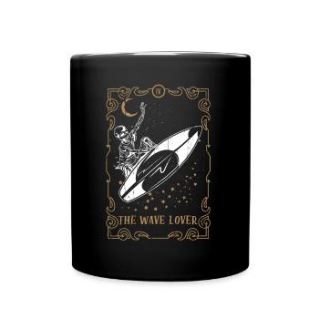 Carte de Tarot Club Occulte Gothic Surfer Wave Surf - Mug uni - noir - Devant