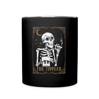 Tarot Card Occult Club Gothic Vice Drink Tippler - Tasse einfarbig - Schwarz - Vorne