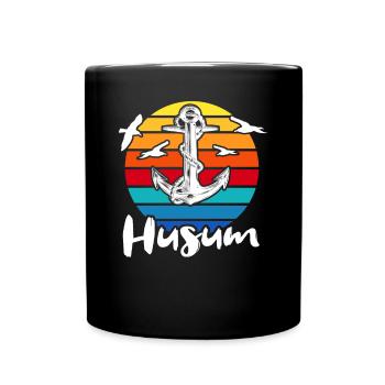 Husum Vacances Husum Mer du Nord - Mug uni - noir - Devant
