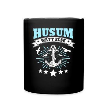 Husum Vacances Husum Mer du Nord - Mug uni - noir - Devant