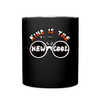 Kind New Cool Paix Gentillesse Sensibilisation Journée de l’Unité - Mug uni - noir - Devant