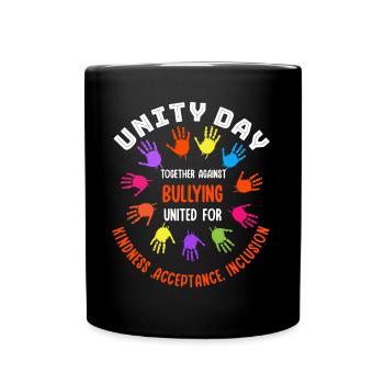 Journée de l’unité de sensibilisation à la bonté de la paix unie - Mug uni - noir - Devant