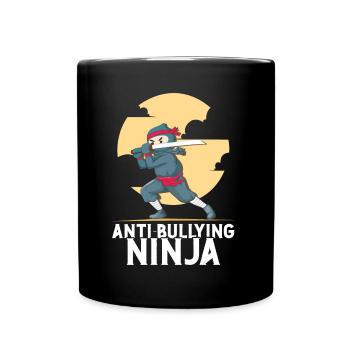 Anti Bullying Ninja Kind Awareness Unity Day - Tasse einfarbig - Schwarz - Vorne