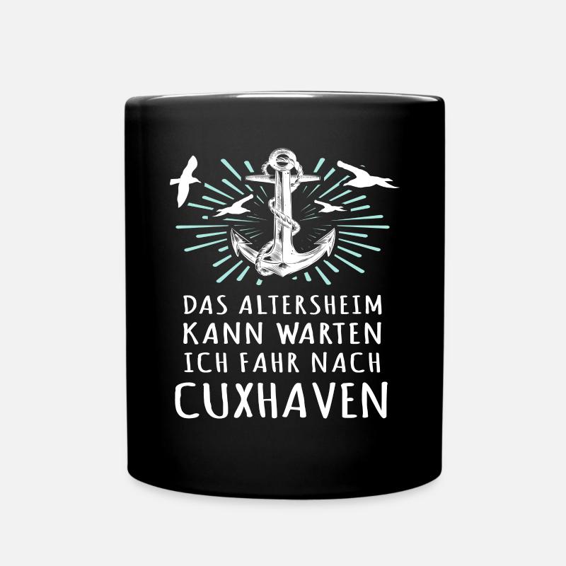 Cuxhaven Nordsee Cuxhavener - Tasse einfarbig - Schwarz