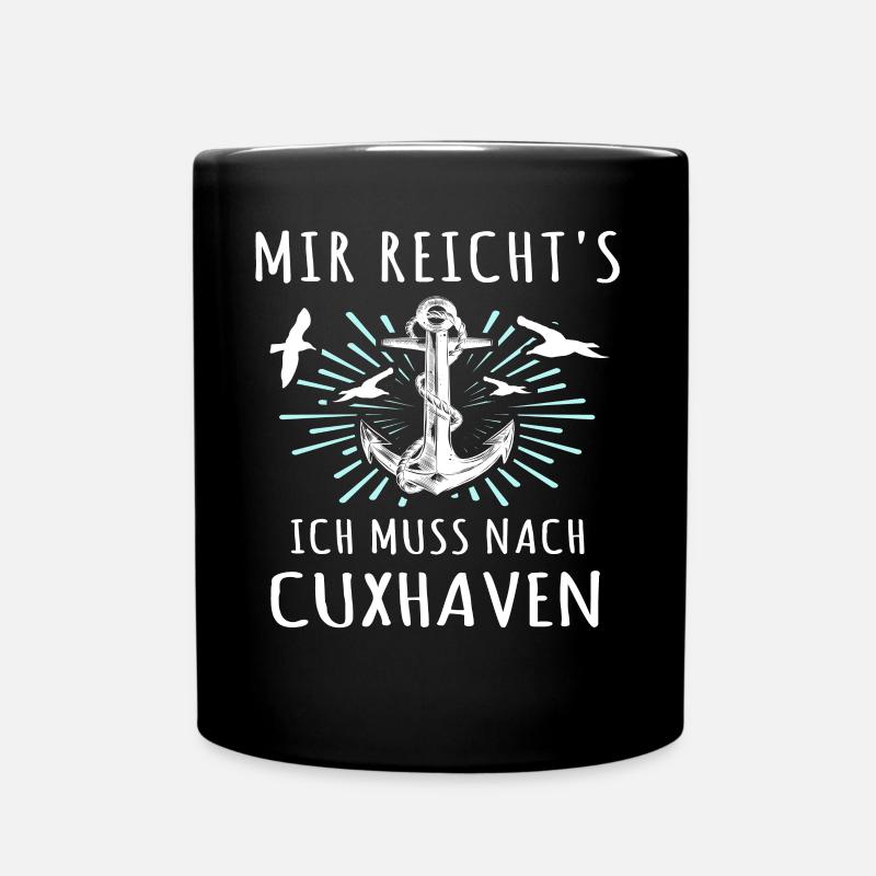 Cuxhaven Nordsee Cuxhavener - Tasse einfarbig - Schwarz