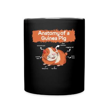 Définition Animal Animal Anatomie de Guêpe de Guinée Hamster - Mug uni - noir - Devant