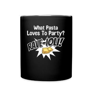 Noodles Noodle Lover Ravioli Cadeau - Mug uni - noir - Devant