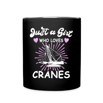Crane Operator Women Crane Crane Operator - Full Colour Mug - black - Front