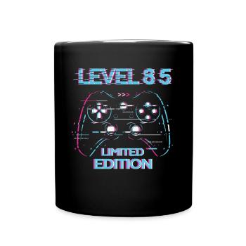 Birthday Level 85 Gaming Limited Edition Gamer - Full Colour Mug - black - Front